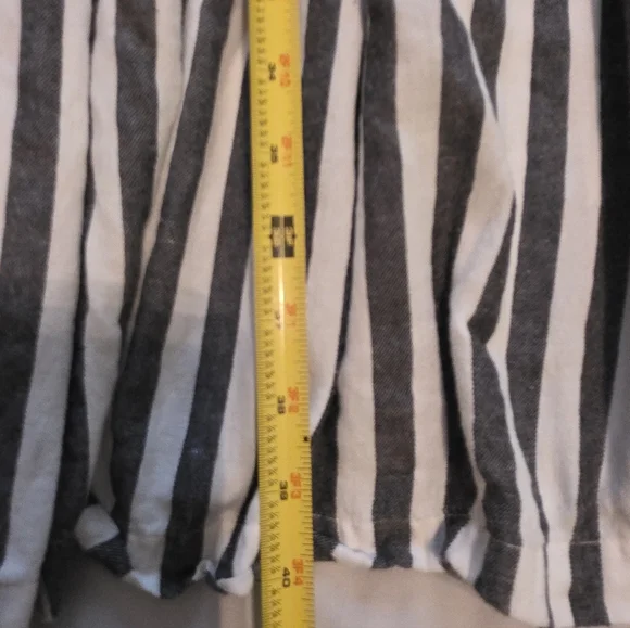 THE GREAT.  Striped Cotton Midi Dress Size 1 - Picture 8 of 13